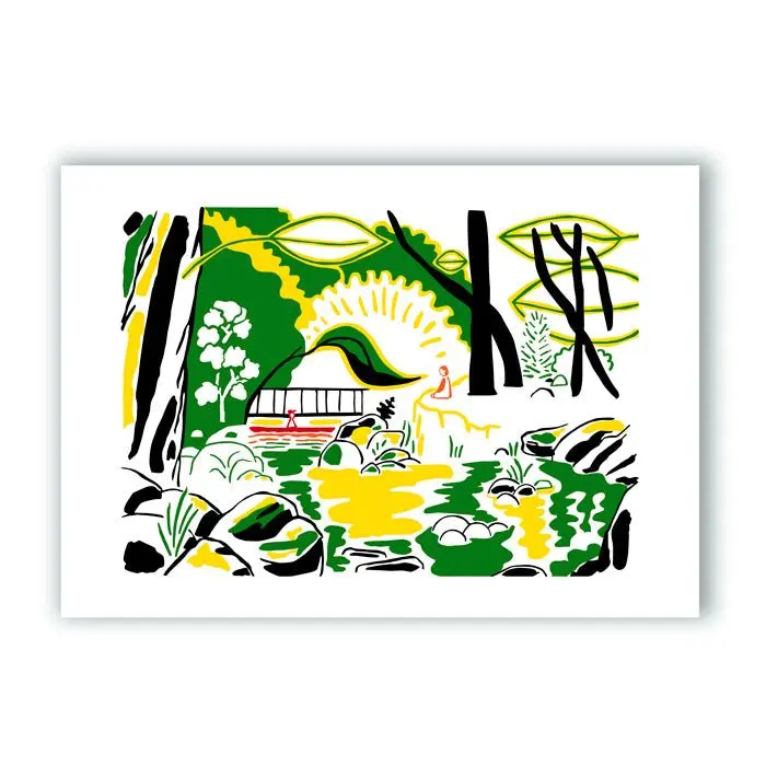 Encuentro en el Río Impresión Giclée