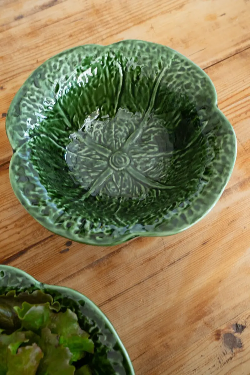 Ensaladera Honda Hoja De Col
