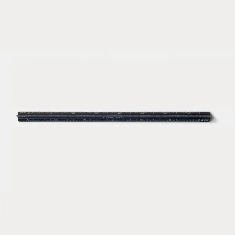 Escala de Aluminio Negra