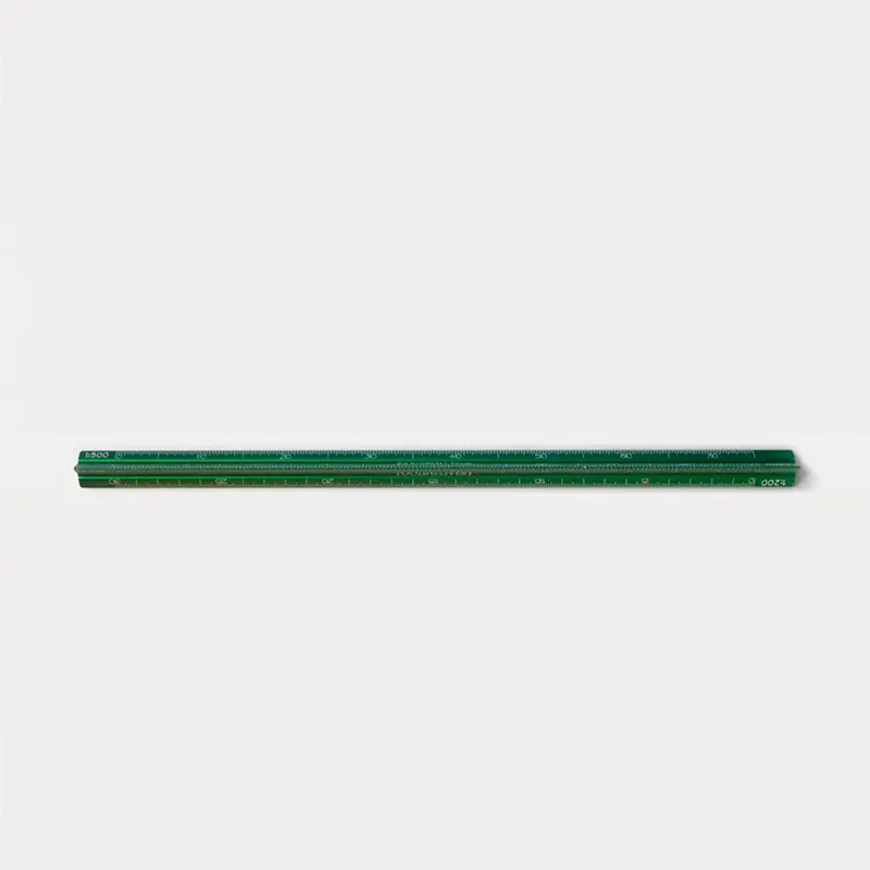 Escala de Aluminio Verde
