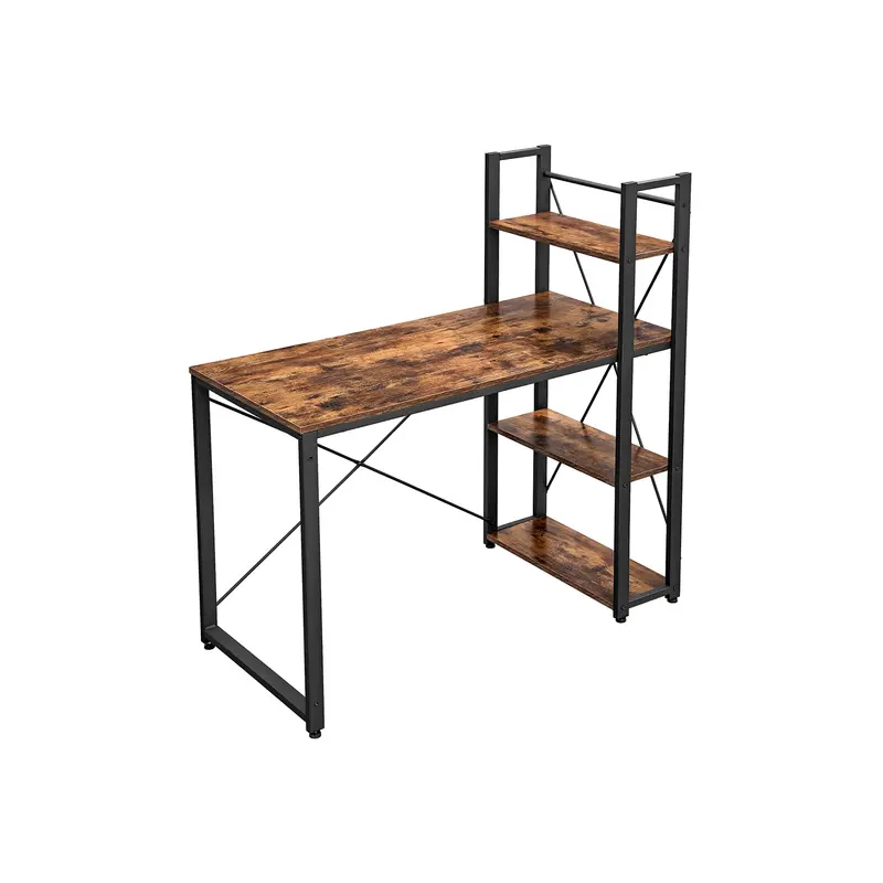 Escritorio 120 cm de Largo Industrial Marrón