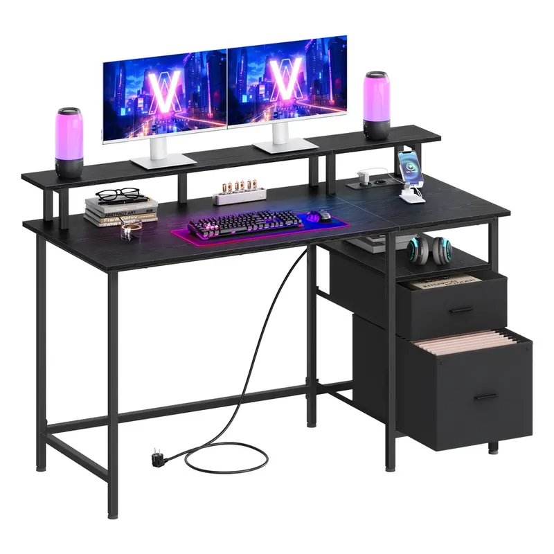 Escritorio para Juegos con Luces LED
