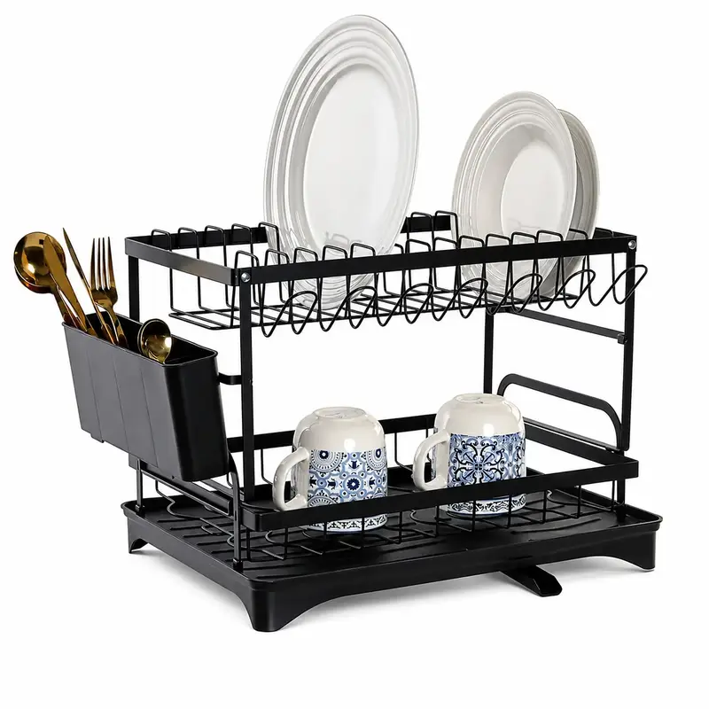 ESCURREPLATOS METAL PP 42X30X30 C/DESAGUE