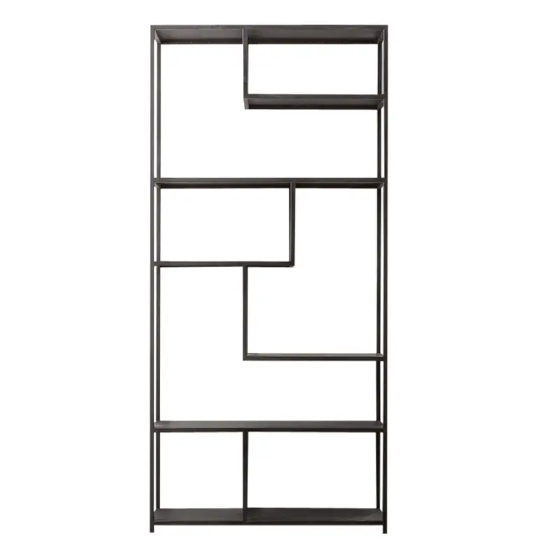 Estante de pared alto - Negro - Matthew