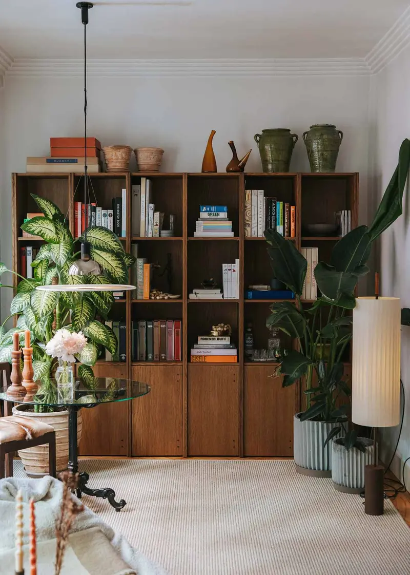 Estantería de madera modular a medida