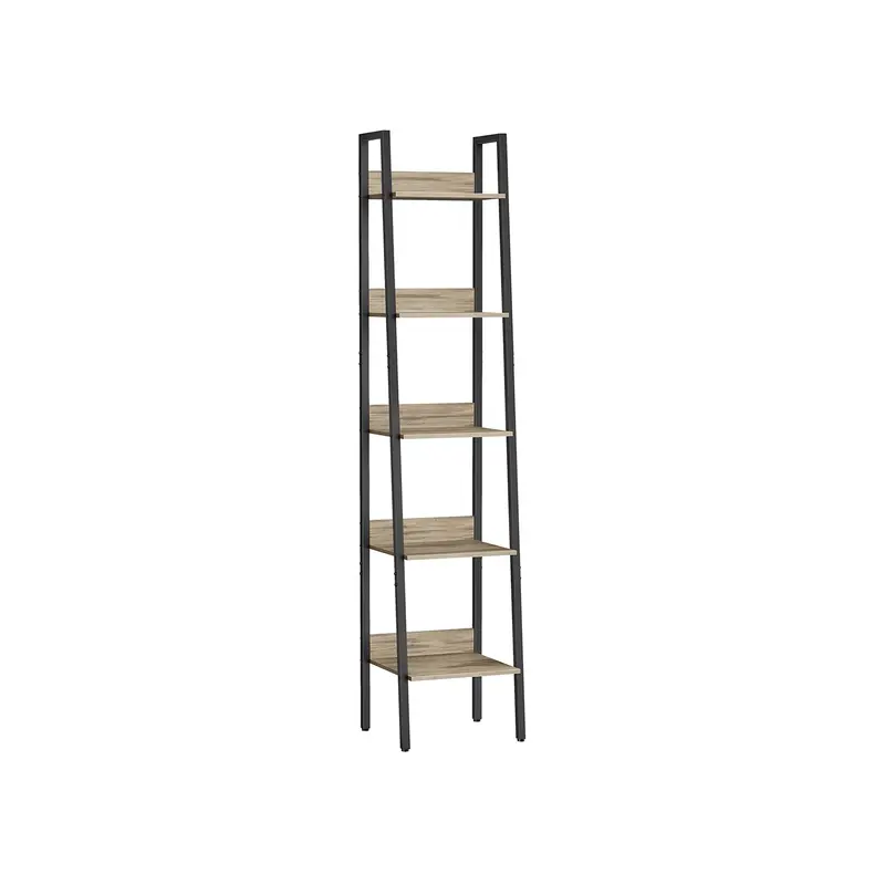 Estantería Escalera de 5 Niveles Negro