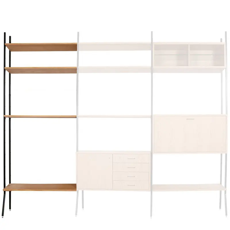 Estantería escandinava extensible - Roble (92×230cm)