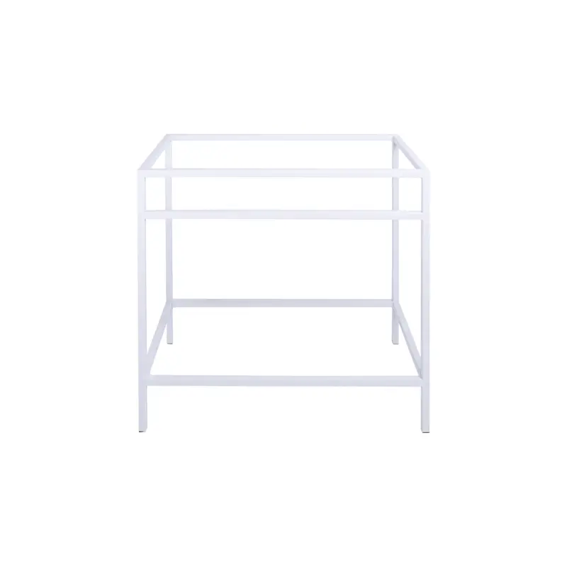 Estructura de mueble de baño - acero blanco - Jules - 80 cm