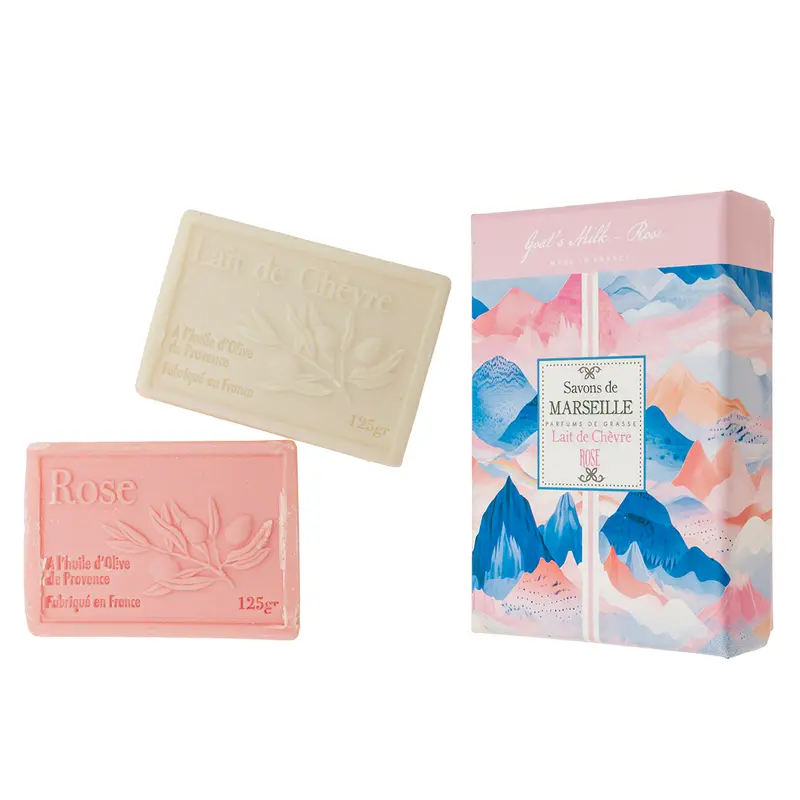 Estuche 2 jabones 125 g rectangulares