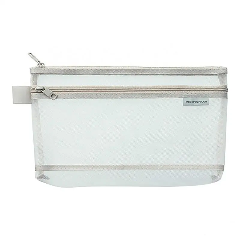 Estuche de Malla Gris