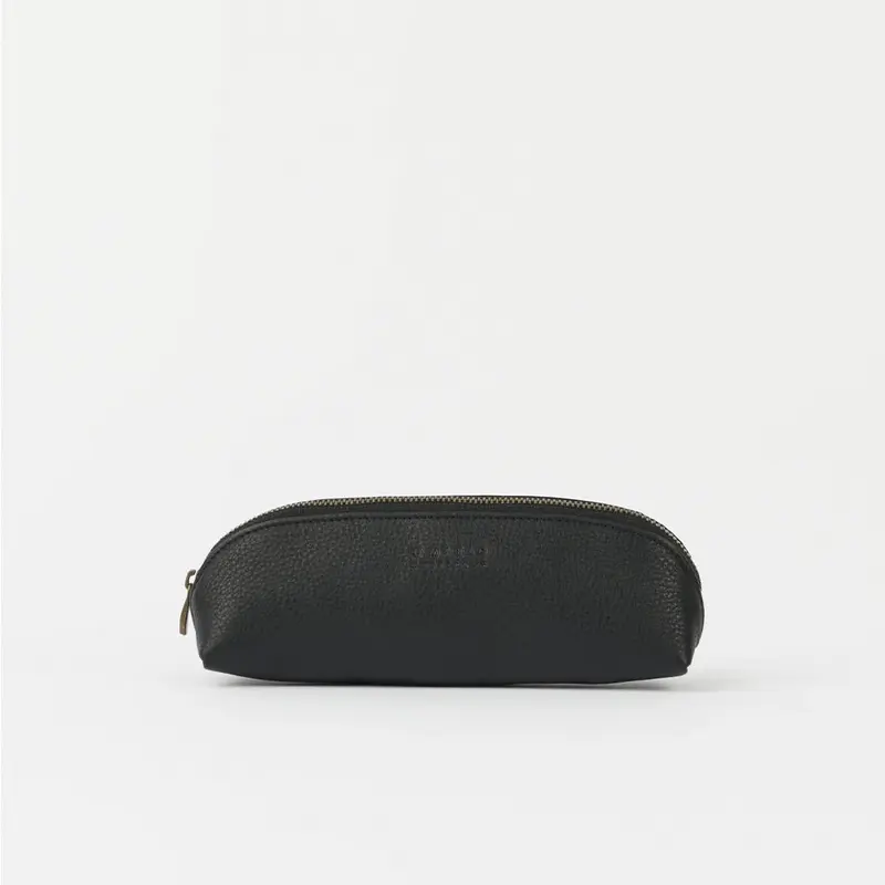 Estuche Pequeño Soft Grain Leather Black