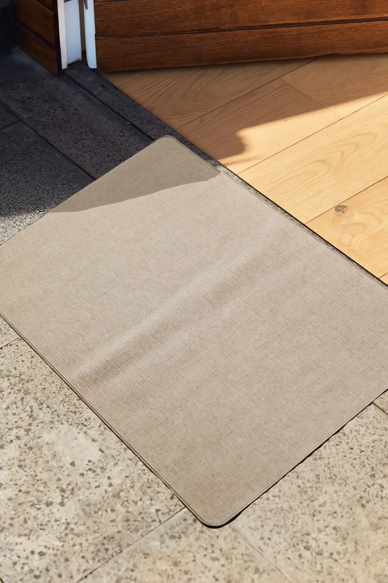 Felpudo antideslizante gris Dubai