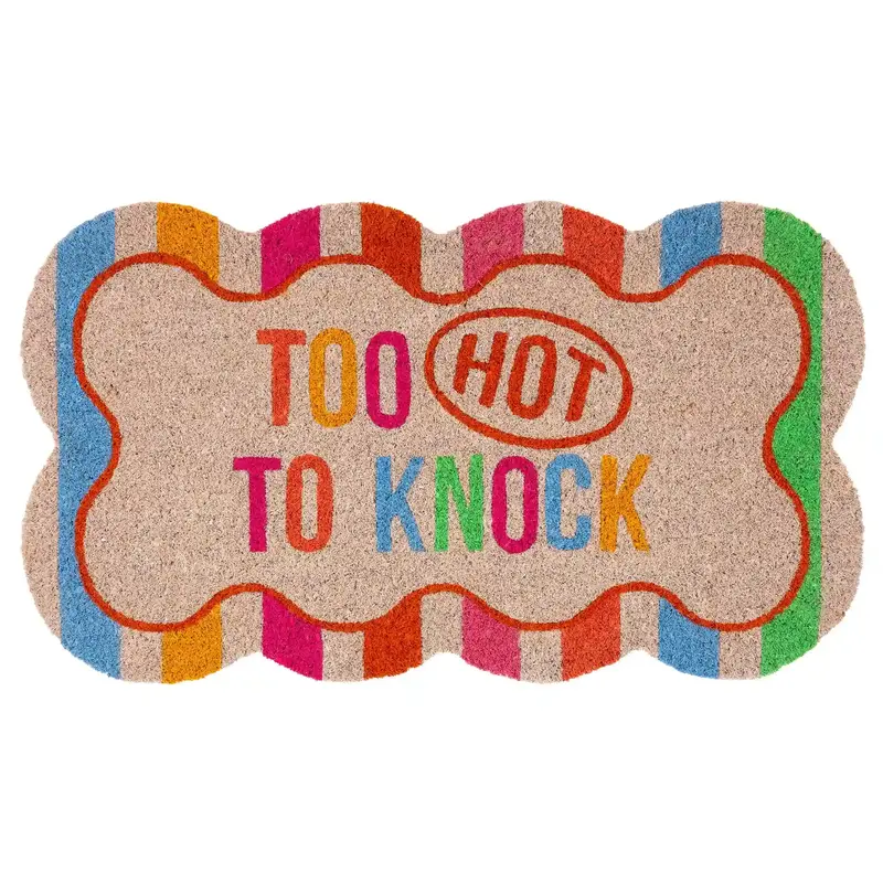 Felpudo "Too hot to knock"