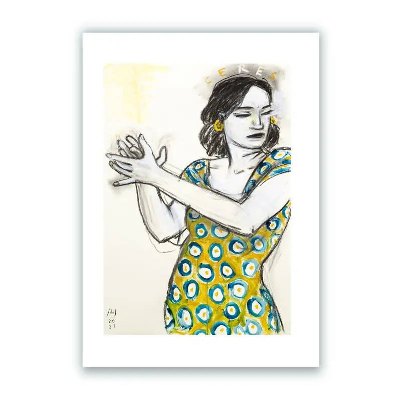 Flamenca "Ceres" Impresión Giclée