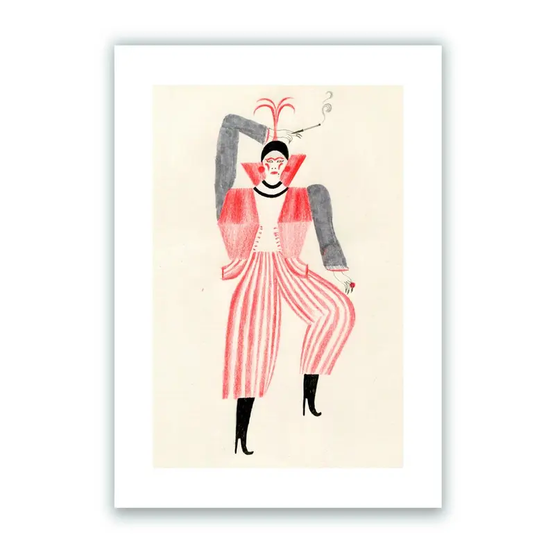 Flapper Impresión Giclée