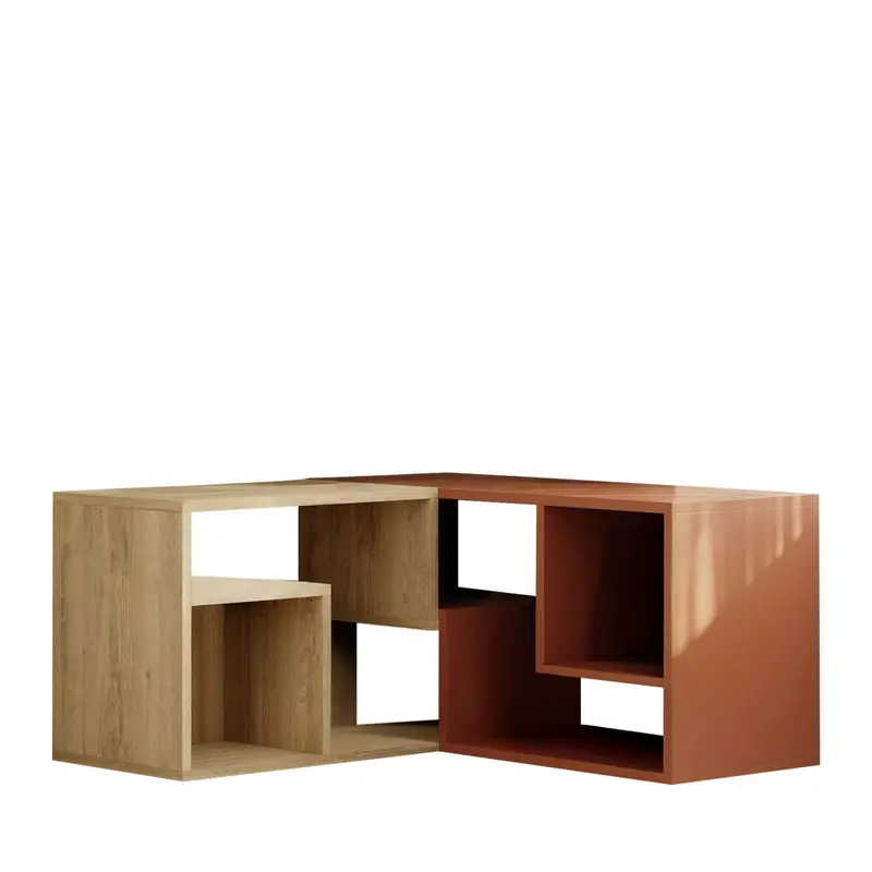 Flex - Mueble TV de esquina modulable de madera L145cm