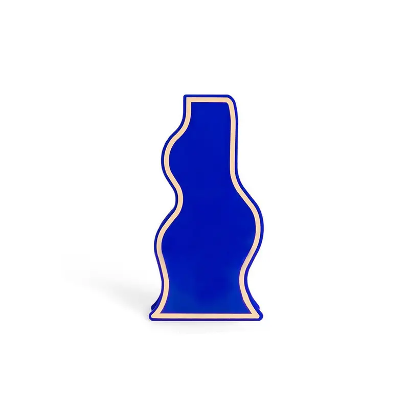 Florero Line Art Azul