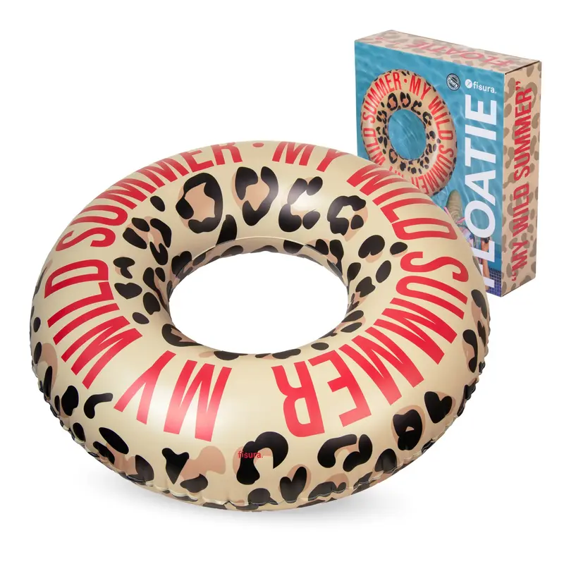 Flotador leopardo "My wild summer"