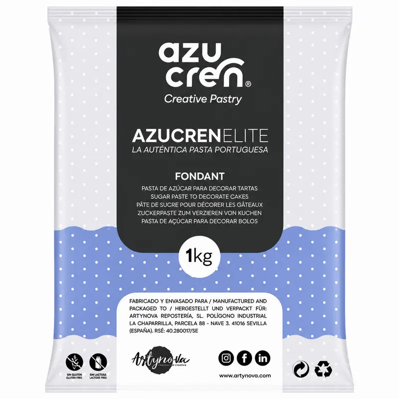 FONDANT AZUL AZUCREN ELITE 1KG
