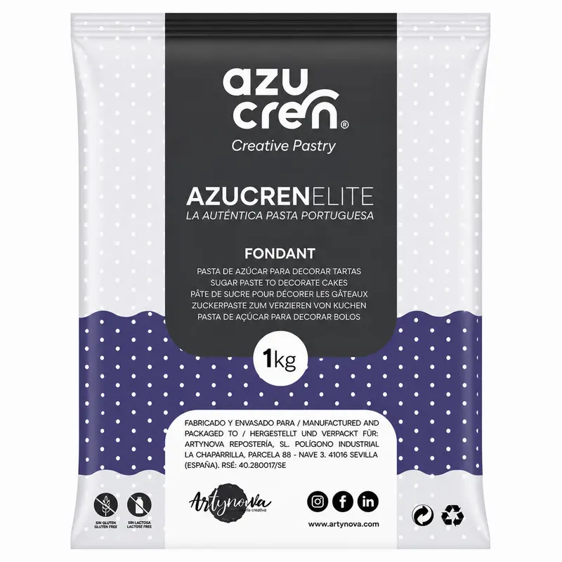 FONDANT AZULAO AZUCREN ELITE 1KG