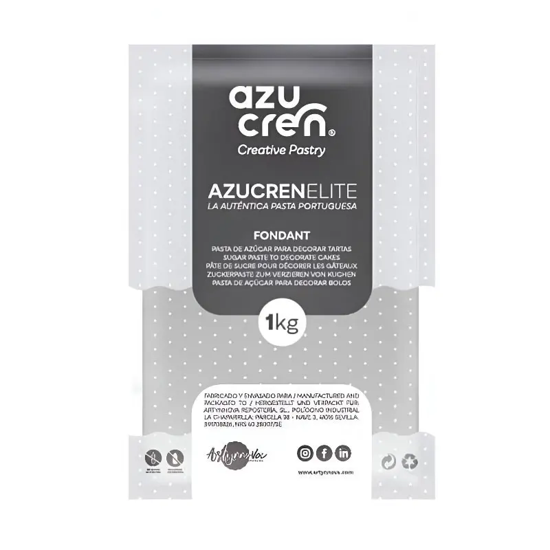 FONDANT GRIS AZUCREN ELITE 1KG