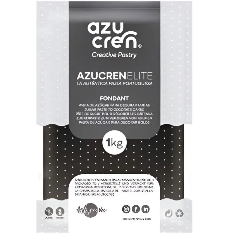 FONDANT NEGRO AZUCREN ELITE 1KG