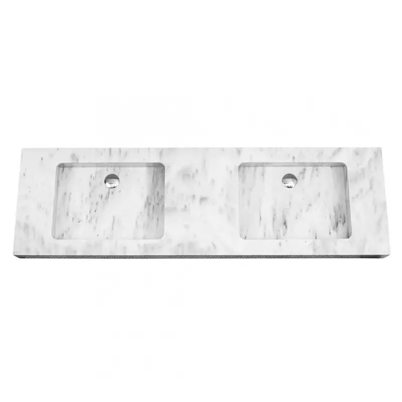 Fregadero Francis - Mármol blanco - 150 cm