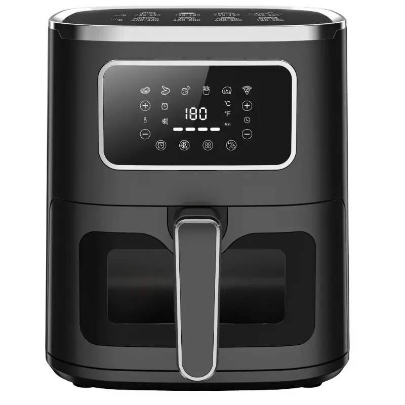 FREIDORA AIRE DIG. 5L C/V NEGRA KUKEN