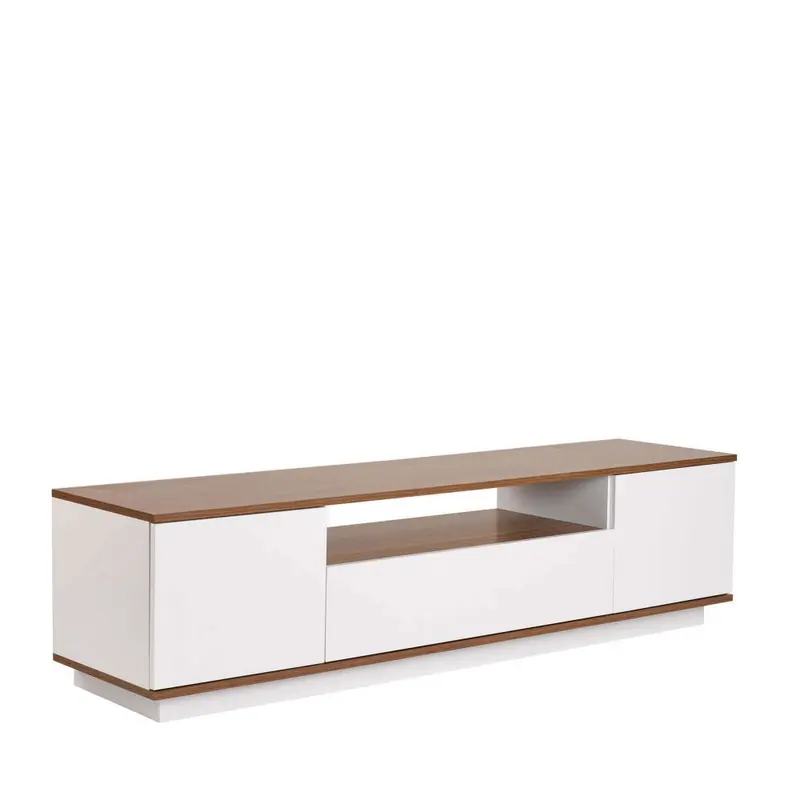 Fritz - Mueble TV de madera con 3 puertas L180cm