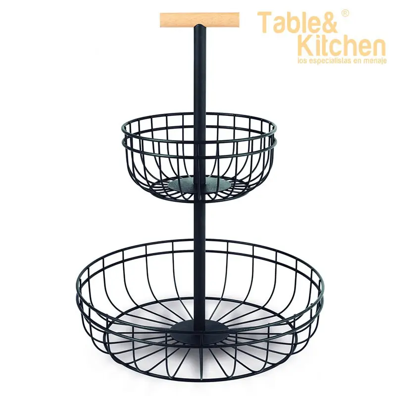 FRUTERO REDONDO DOBLE D24 + D40 CM LACOR