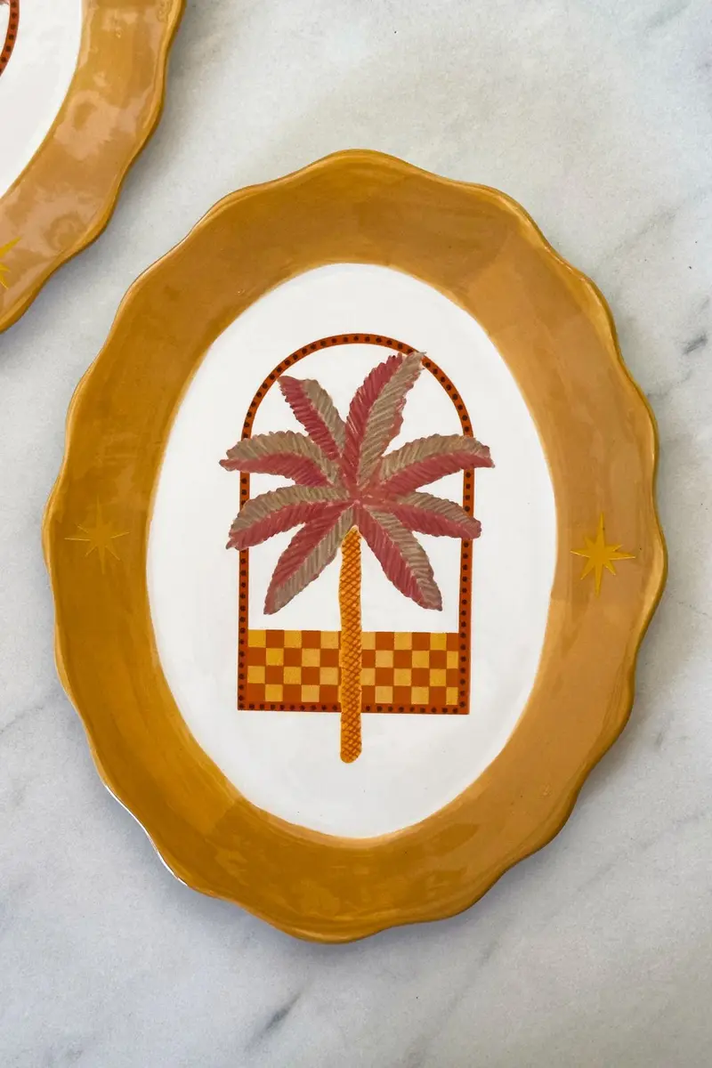 Fuente Diseño Palmera Tropical