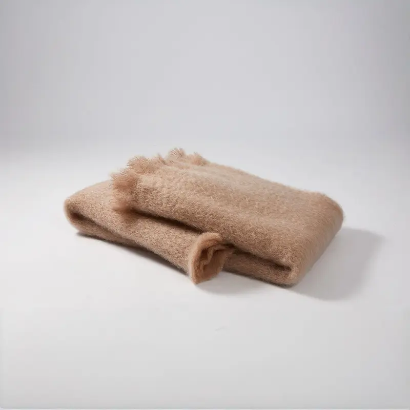 Fular Mohair Marrón Claro 475 18x170