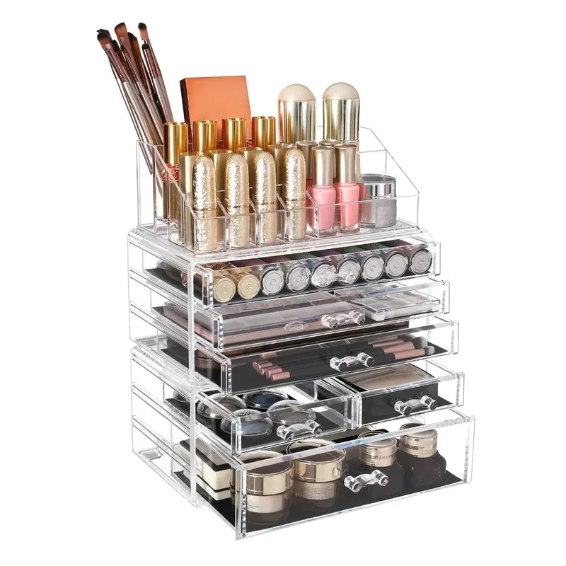 Gran Organizador de Maquillaje Acrílico