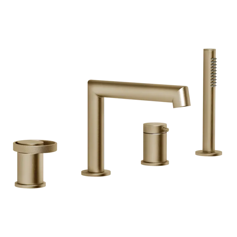 Grifería de bañera monomando con desviador | Colección Anello