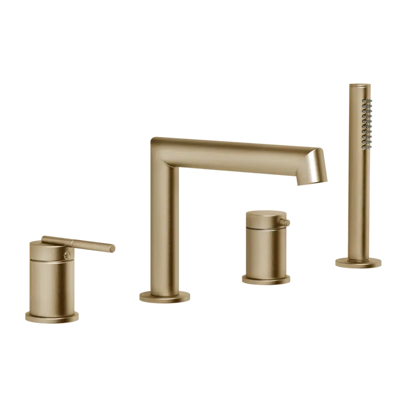 Grifería de bañera monomando con desviador | Colección Ingranaggio
