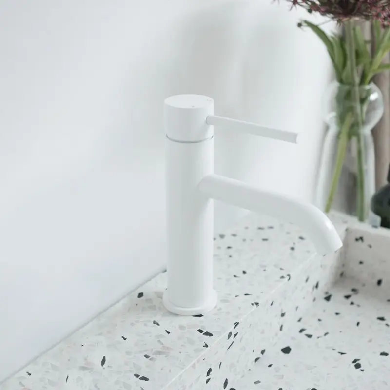 Grifo para lavabo - Knox - Blanco - 18 cm