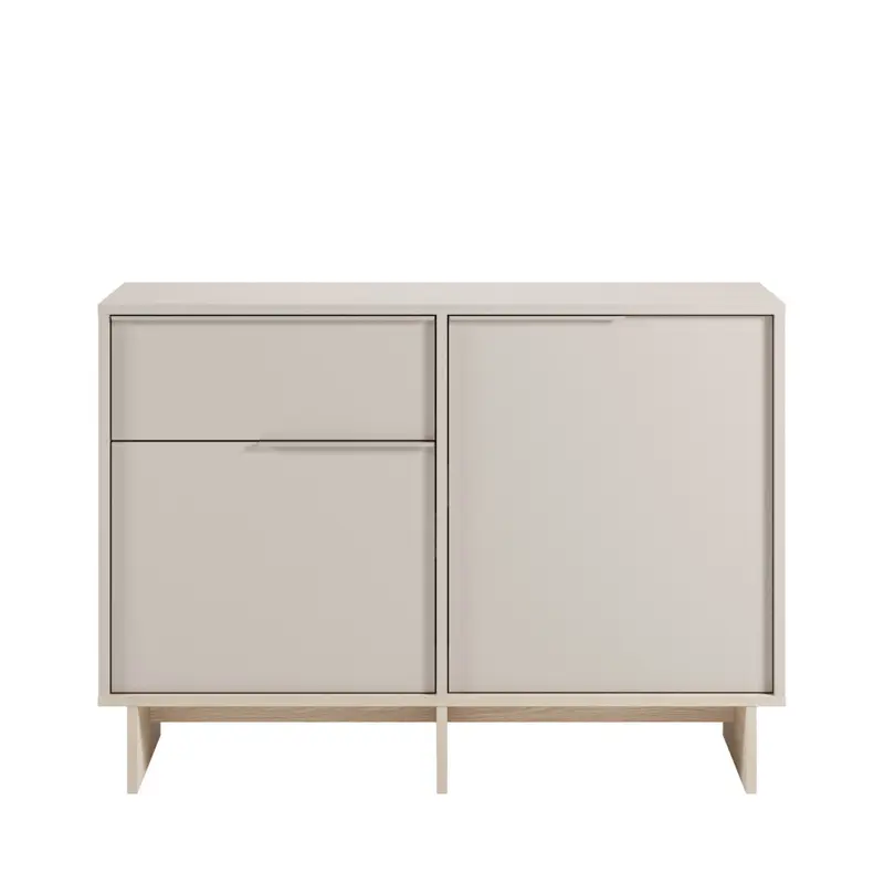 Harriet - Aparador de 2 puertas en madera y metal L120cm