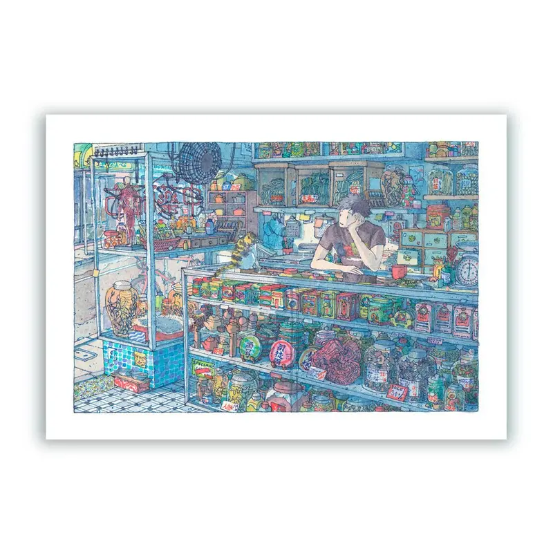 Herb Shop Impresión Giclée