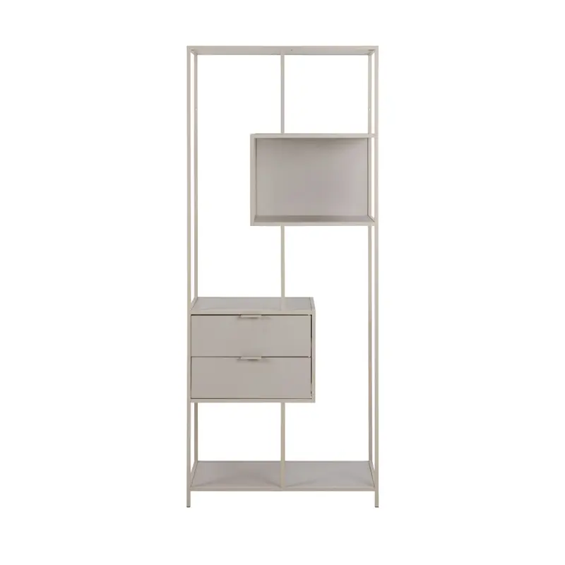Hexa - Estantería de 2 cajones de metal H185cm