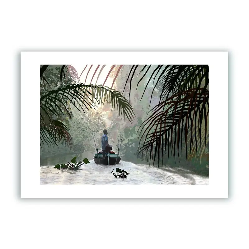 Into the Jungle - Mekong River Impresión Giclée (exclusivo online)