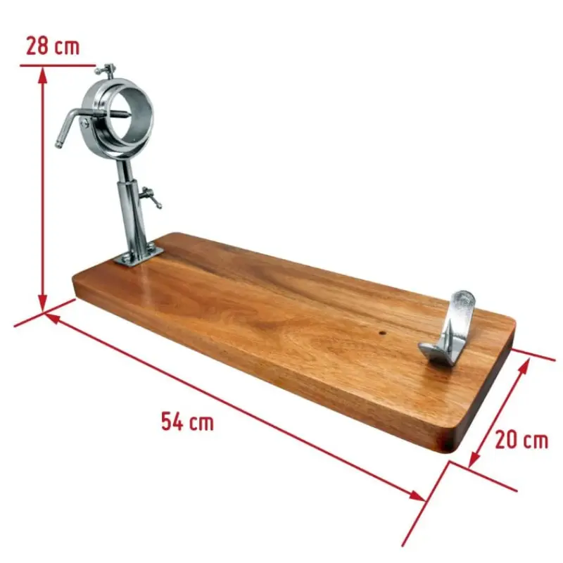 JAMONERO EN MADERA DE ACACIA GIRATORIO