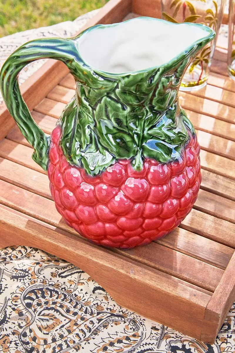 Jarra Cerámica Frambuesa