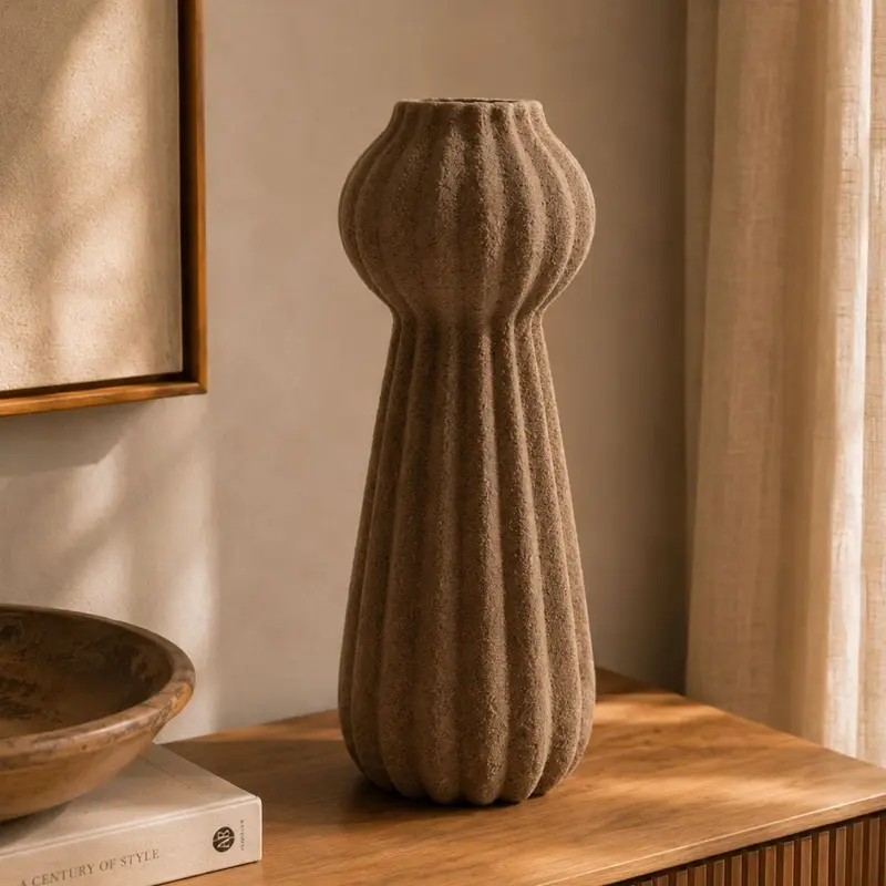 Jarrón cerámica Samaru Ø15,5x38 cm