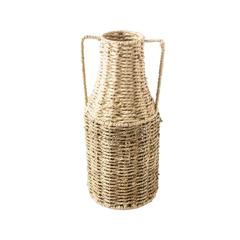 Jarrón decorativo de Fibra Natural