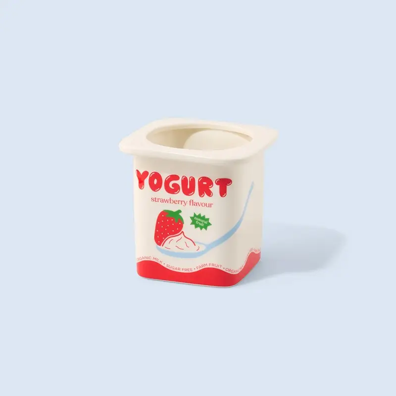Jarrón Yogur Fresa