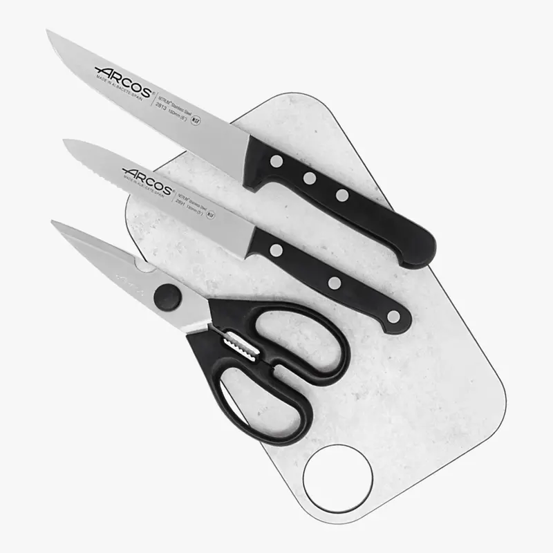 Juego cocina 2 piezas + Tijeras + Tabla Universal