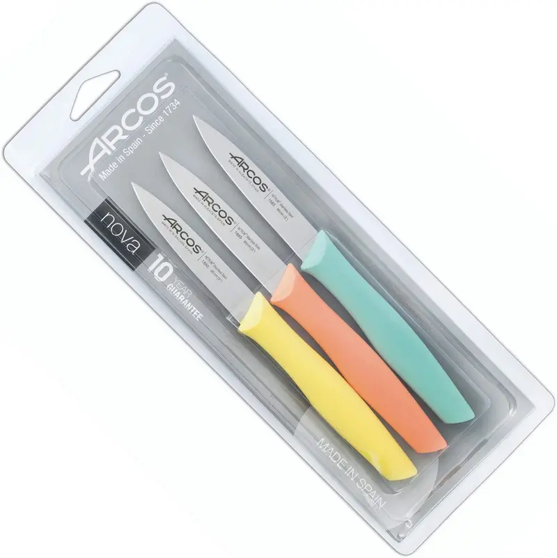 JUEGO CUCHILLOS COCINA 3 PIEZAS PASTEL