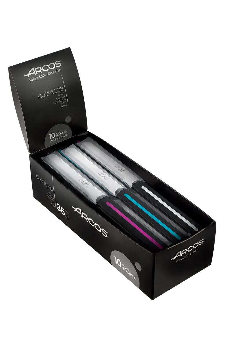 Juego cuchillos de desayuno varios colores