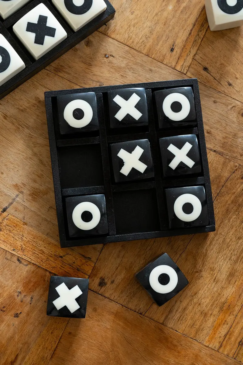 Juego De Madera Tres En Raya