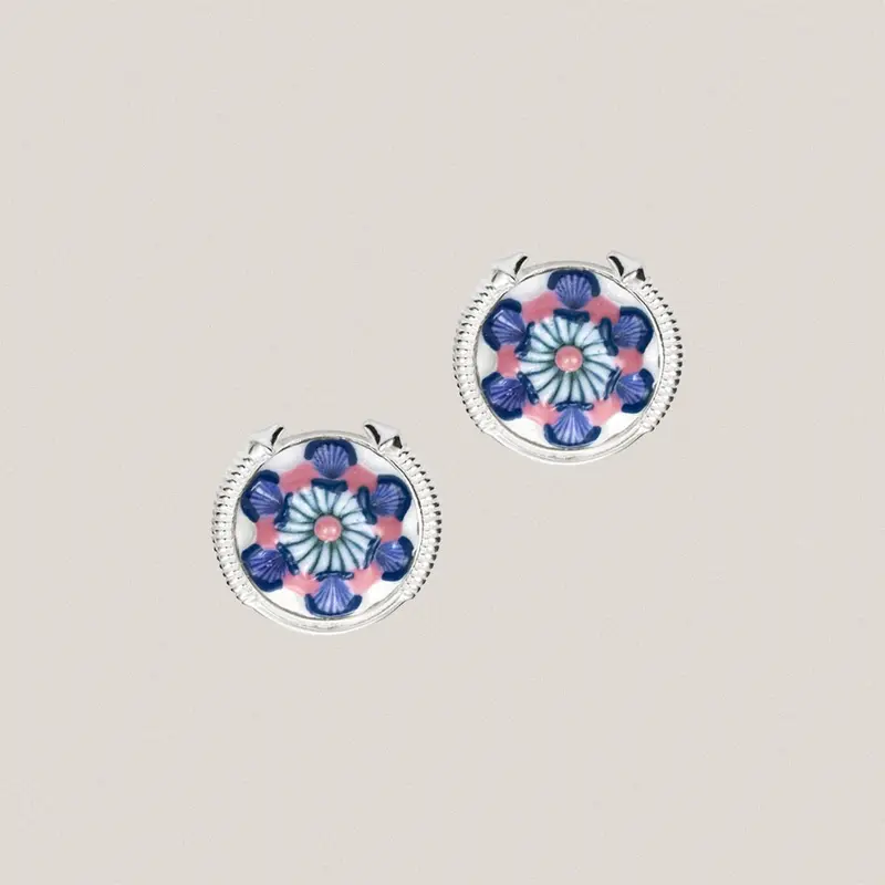 Juego Pendientes Torques Botón II